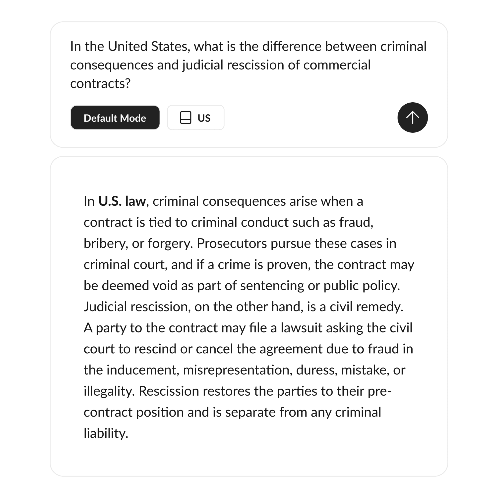 AI Legal Assistant Preview